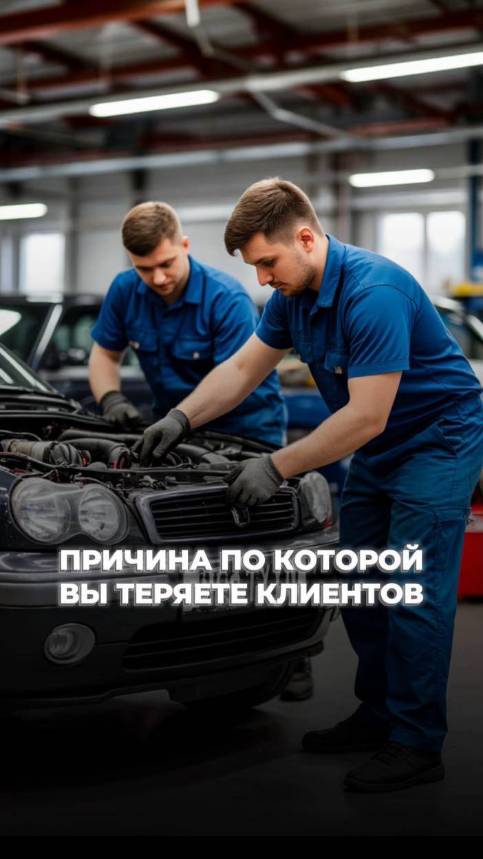 Причина, по которой вы теряете клиентов в автосервисе