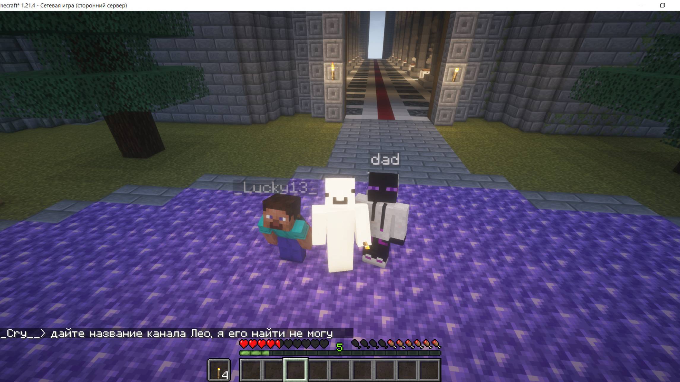 МАЙНКРАФТ на сервеах