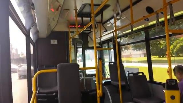 Поездка на троллейбусе СВАРЗ-МАЗ-6235.00 № 3827 Маршрут № 2 Москва.