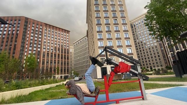 Уличный фитнес в Москве.Июнь 2025