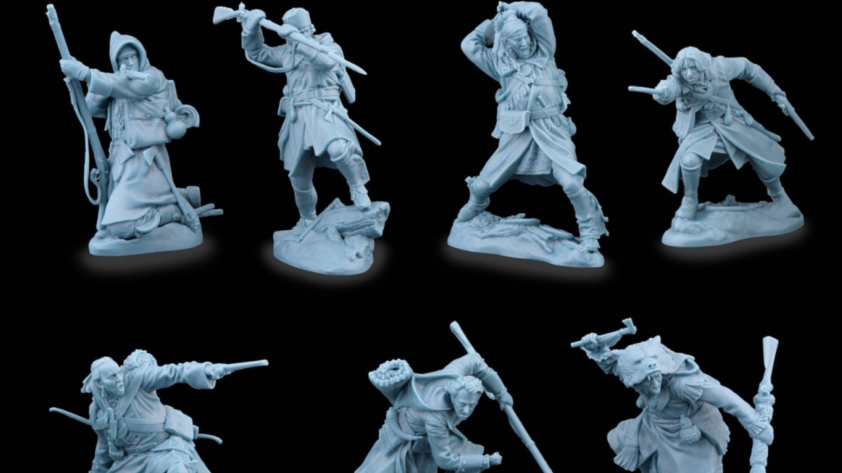 солдатики Plastic Platoon Битва На Снегоступах 2, Франко-Индейская Война, 1754-1763