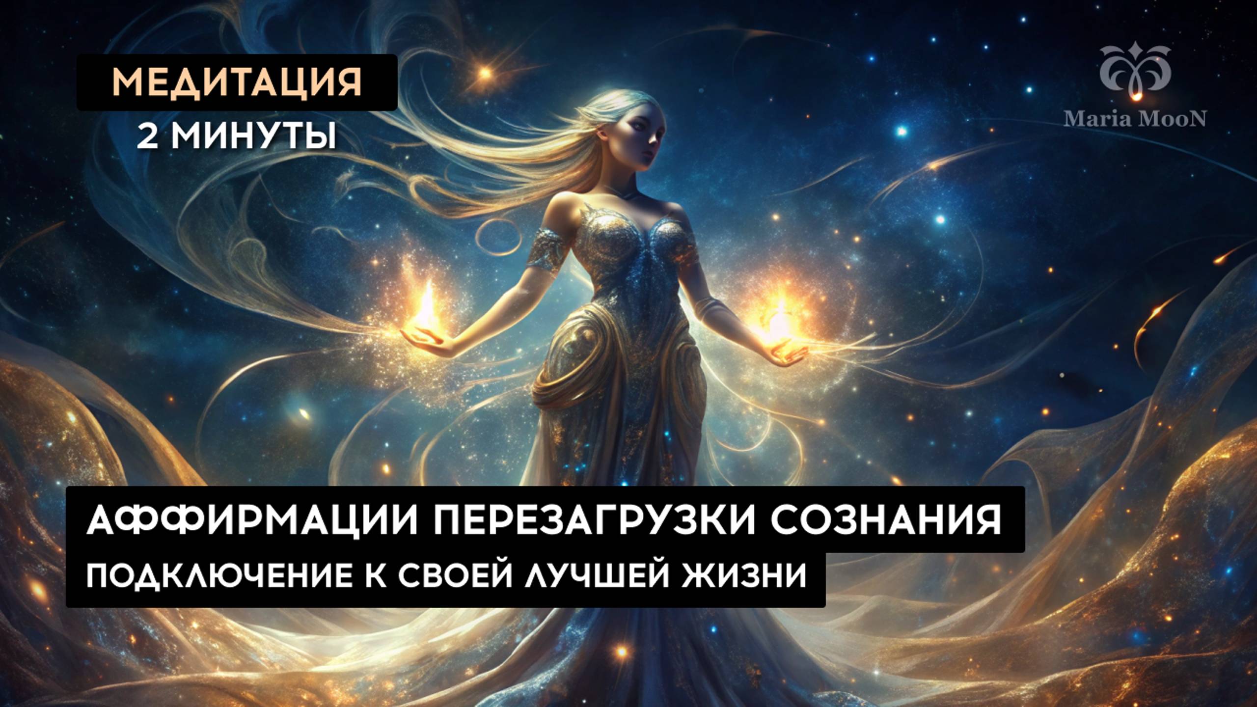 Аффирмации. Перезагрузка сознания за 2 МИНУТЫ. Подключение к лучшему сценарию жизни.