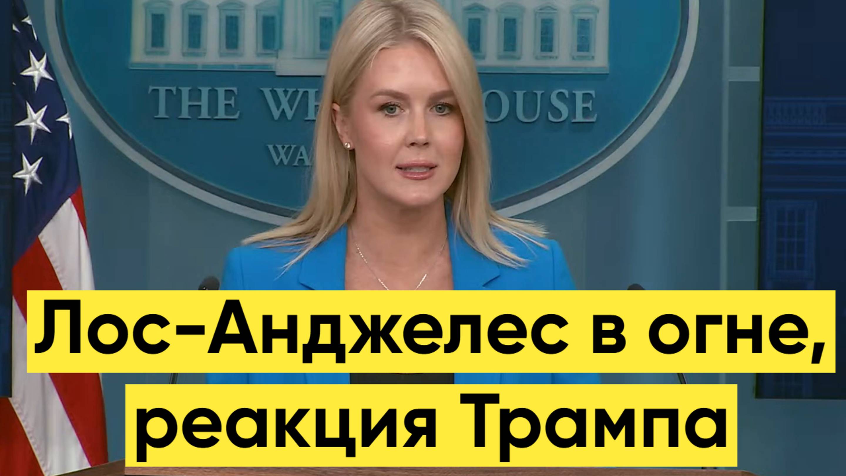 Брифинг Белого дома: Лос-Анджелес в огне, Путин и Украина, реакция Трампа
