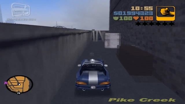 GTA 3 - Walkthrough - Unique Stunt Jumps #15 - Pike Creek (Shoreside Vale)