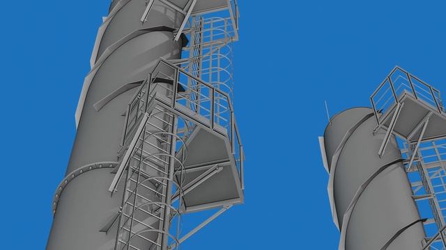 Дымовая труба 35м.