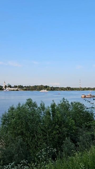 Рыбалка на реке Волга в Ярославской области России