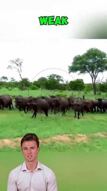 o010ba4Bzrs - ＊＊＂The Unyielding Herd： A Night of Survival＂＊＊ #shorts #animals #wildlife #lion