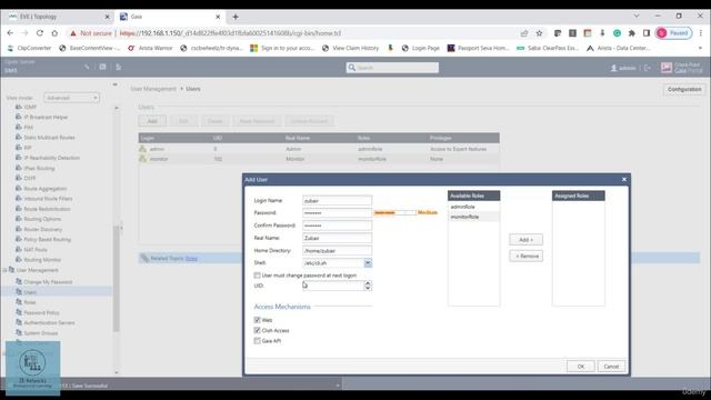 CCSA_Udemy_53_01. Default User and Roles in Gaia OS