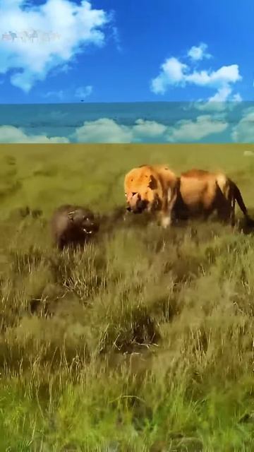 k1xazKVZQkU - Hyenas and lions... constant enemies #shorts #animals #viral #wildlife #lion