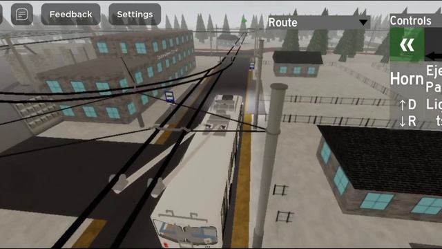 18) Поездка на троллейбусе ЗиУ-682г по маршруту №10 в Sosnovskiy 1.0 urbanmove (Roblox).