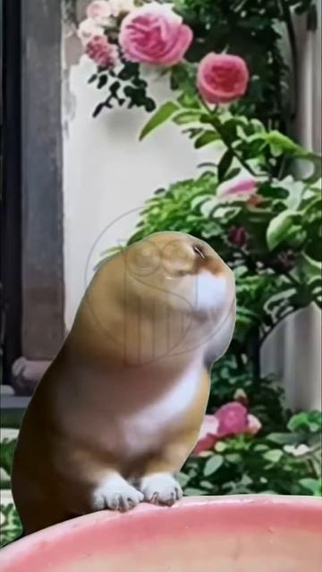 krmk-3xjSQg - Fluffy baby is about to take off #shorts #pets #funny