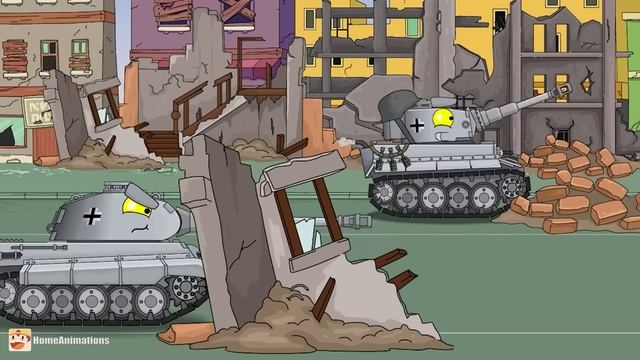 HomeAnimations – Мультики про танки  ГИБРИД-МОНСТР сошел с ума ! - Мультики про танки