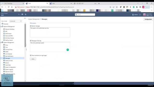 CCSA_Udemy_74_05. Creating Banner Messages & MOTD