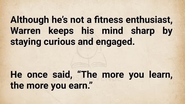 Warren Buffett's Story - Learn and Get Inspired   Learn English Through Story 🔥  Listening Practice