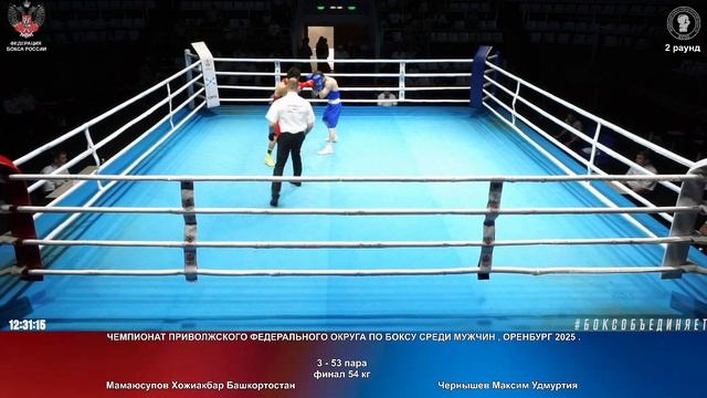 53 финал 54 кг Мамаюсупов Хожиакбар Башкортостан Чернышев Максим Удмуртия