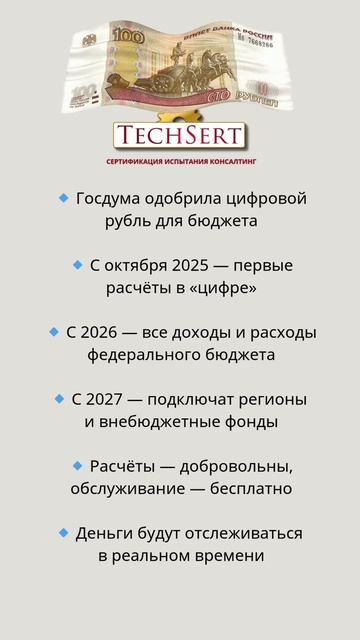 💰 Цифровой рубль: интеграция в госбюджет