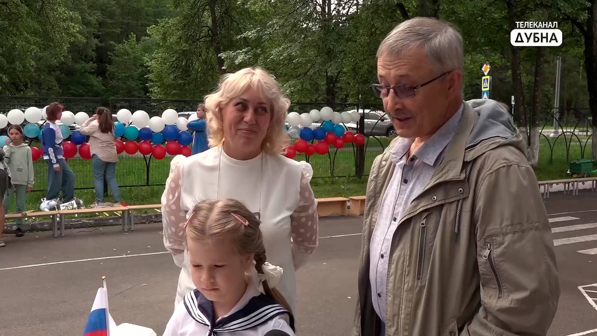 В честь Дня России впервые в Дубне в детском саду «Росинка» прошёл парад