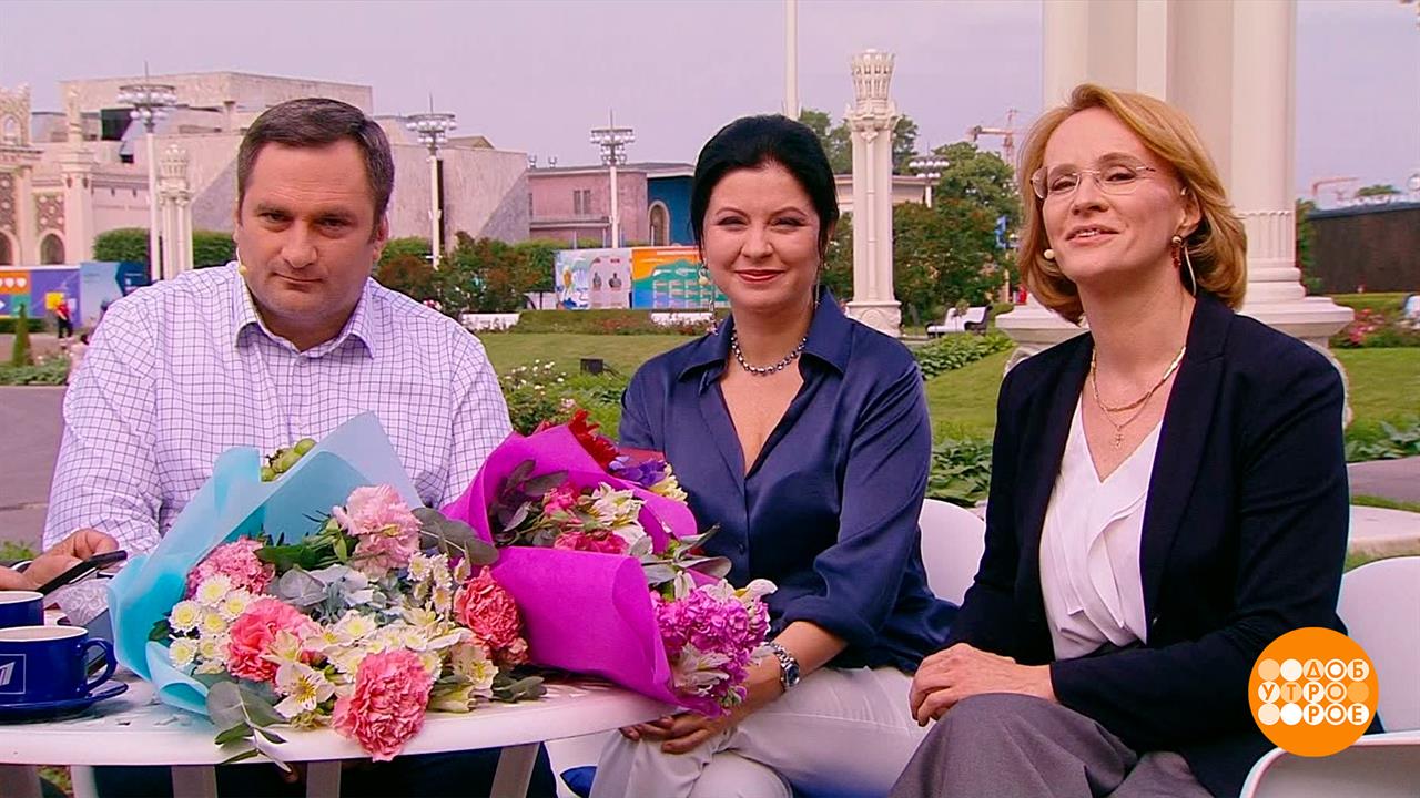 Лауреаты премии "Призвание" Ольга Самсонова, Мария Шаманова и Ашот Григорьян. Праздничный канал. ...
