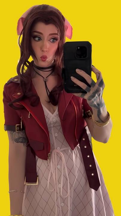AERITH GAINSBOROUGH ❤ FINAL FANTASY #finalfantasy #aerith #cosplay #short #shorts #girl
