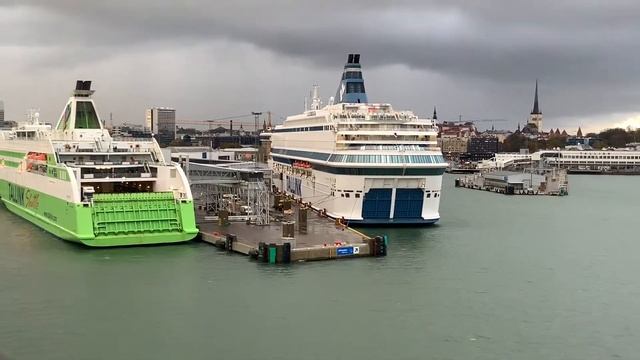Паром  Baltik Queen, порт TALLINK 24.10.18.
