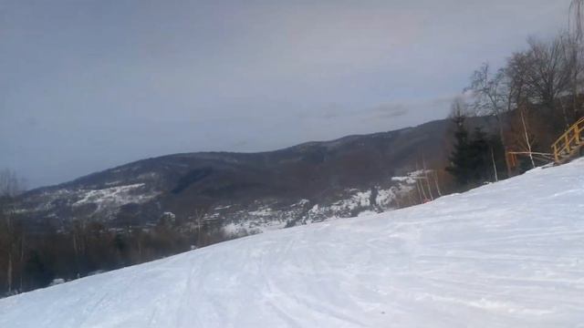 Skiing in the Carpathian mountains (2021) №1 / Катание на лыжах в Карпатск