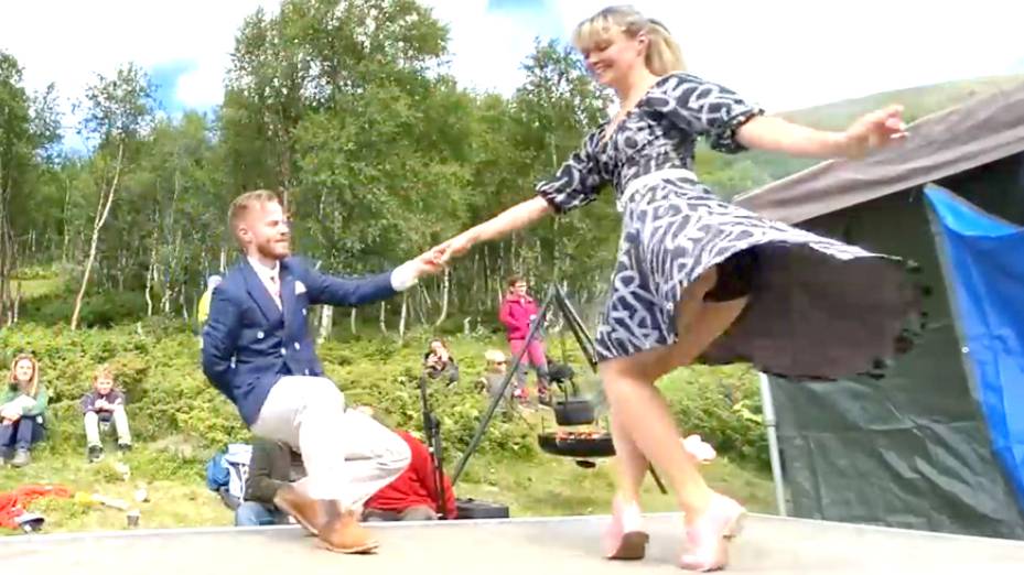 BOOGIE WOOGIE Slow Improv - Sondre & Tanya. Танцы