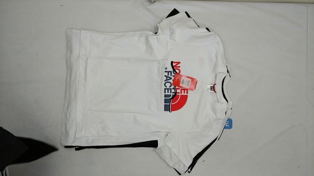 37240 Футболки мужские North Face сток, 2пак, оптом
