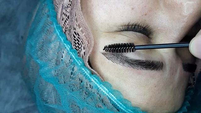 Микроблейдинг. Сразу после прцедуры. Салон "Miss Brows"