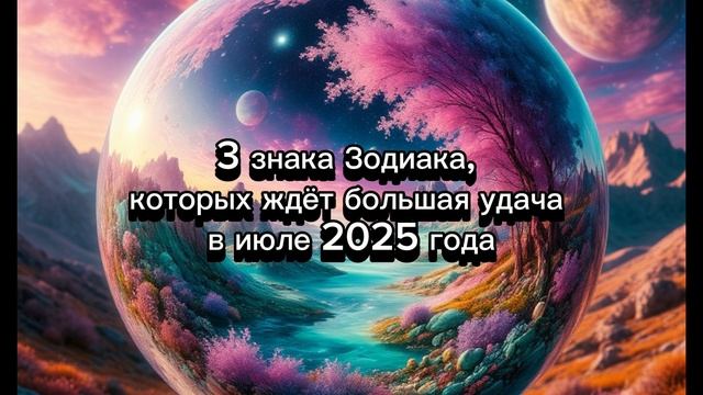 3 знака Зодиака, которых ждёт удача в июле 2025 года