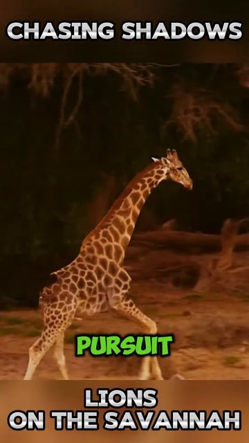 cPcru6zcNlE - ＂Chasing Shadows： Lions on the Savannah＂ #shorts #animals #wildlife #viral #facts #wil