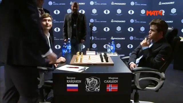 Карлсен - Карякин, 2 партия. Сергей Шипов на Матч ТВ