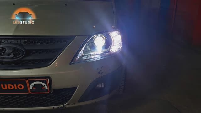 Lada Largus модернизация света фар