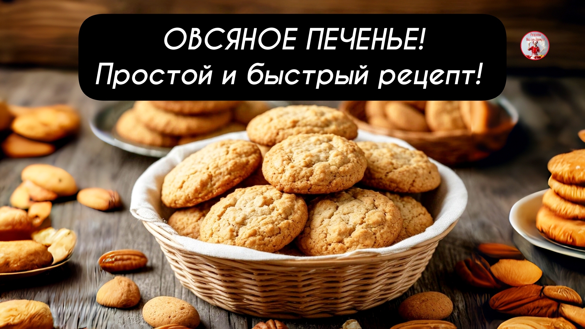 ОВСЯНОЕ ПЕЧЕНЬЕ Простой и Быстрый Рецепт!