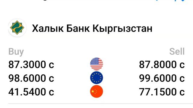 🇰🇬курс Кыргызстан 🤝 курс валюта сегодня 13.05.2025 курс