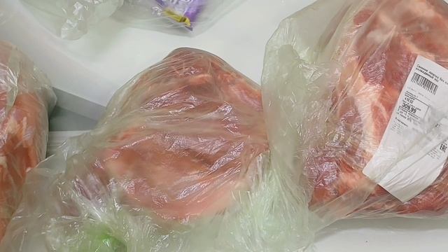 Закупились мясом на пару месяцев Мясо и другие продукты