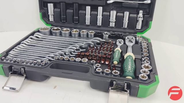Rockforce Набор инструментов 125+6 предметов 1/4'', 1/2'' (6гр.) RF-41252-5 Premium(64612)