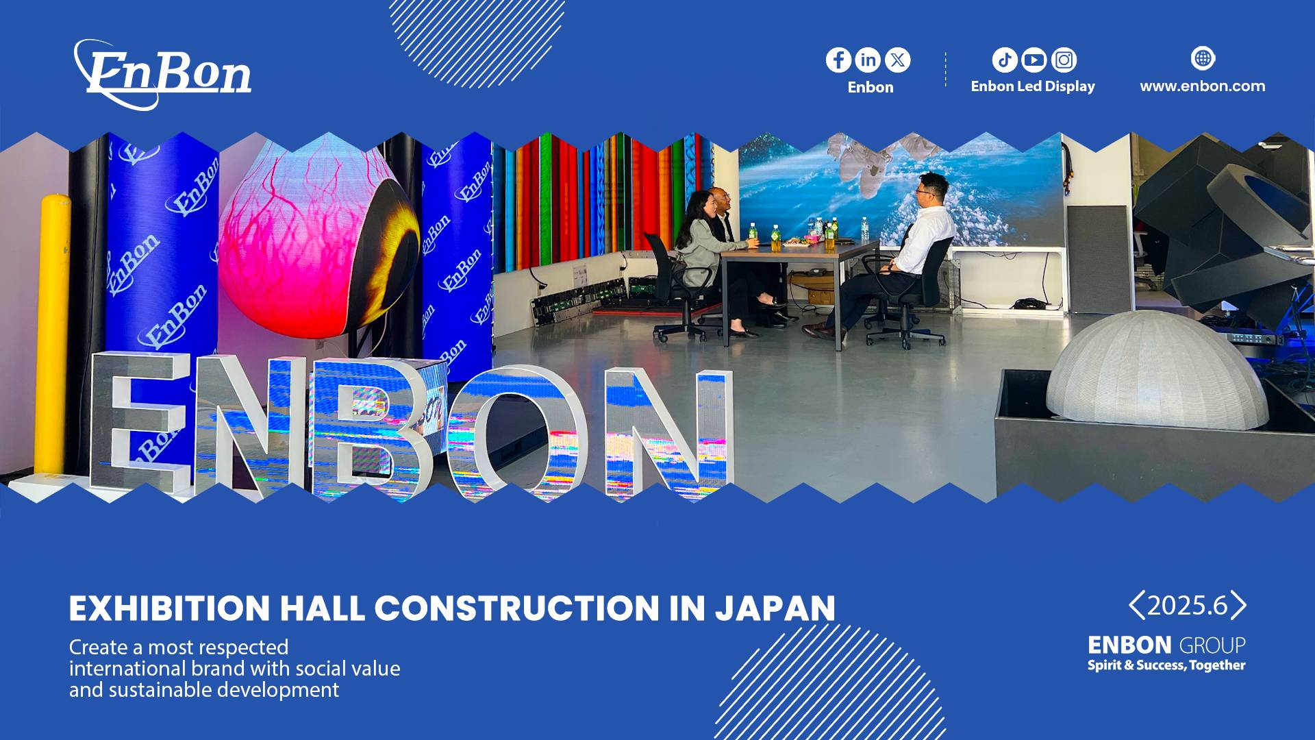 Завершено строительство выставочного зала Enbon Japan, сила бренда достигает нового уровня
