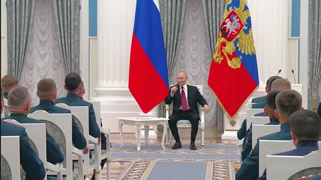 Владимир Путин. Встреча с участниками программы «Время героев» 12 июня 2025 года