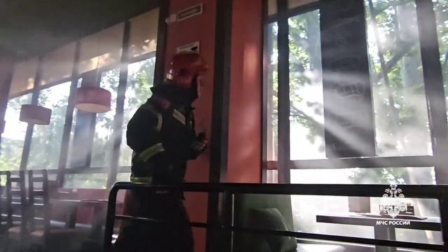Кафе в центре Симферополя потушили.