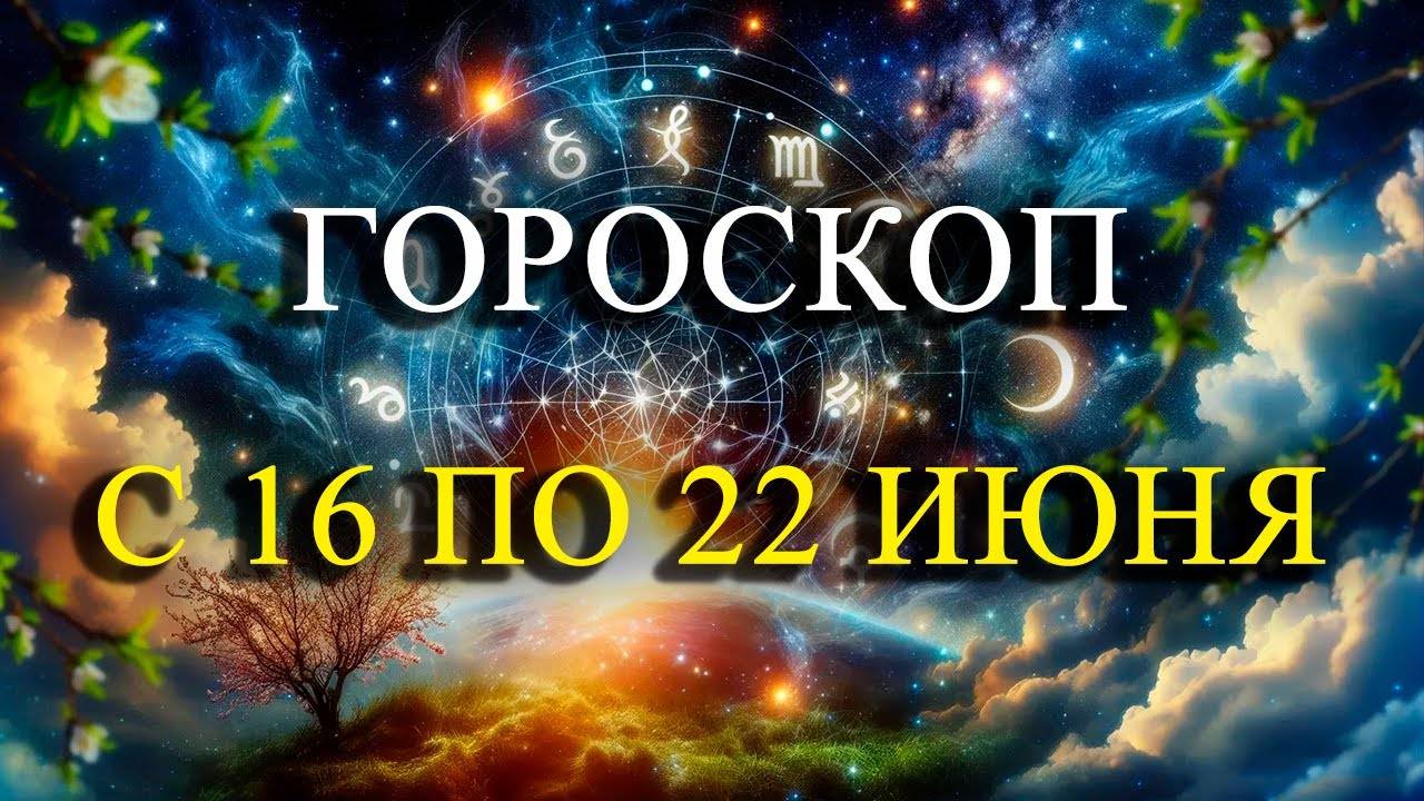 🔮 Неделя перемен! Гороскоп на неделю с 16 по 22 июня для каждого знака зодиака!