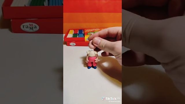 лепка из пластелина 🐷🐷🐷