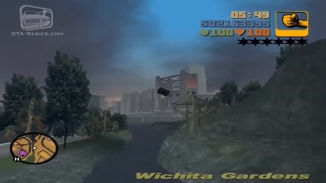 GTA 3 - Walkthrough - Unique Stunt Jumps #16 - Wichita Gardens (Shoreside Vale)