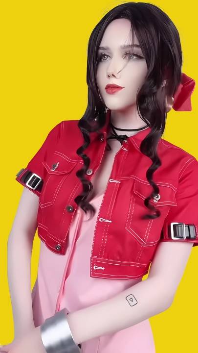 AERITH GAINSBOROUGH ❤ FINAL FANTASY #finalfantasy #aerith #cosplay #short #shorts #girl