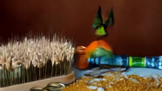 Облако с кувшинчиком и бисером