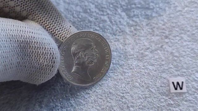 Австро-Венгрия. 60 років правлыння. 1 крона 1908 (W)