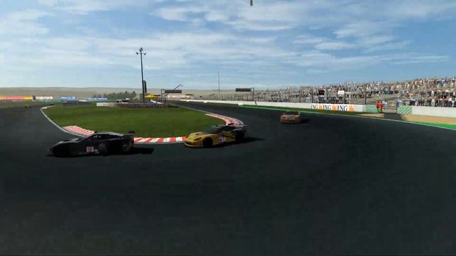 just-racing.ru/ Онлайн чемпионат rFactor 2/ Corvette GT2 Magny-Cours Rd 6