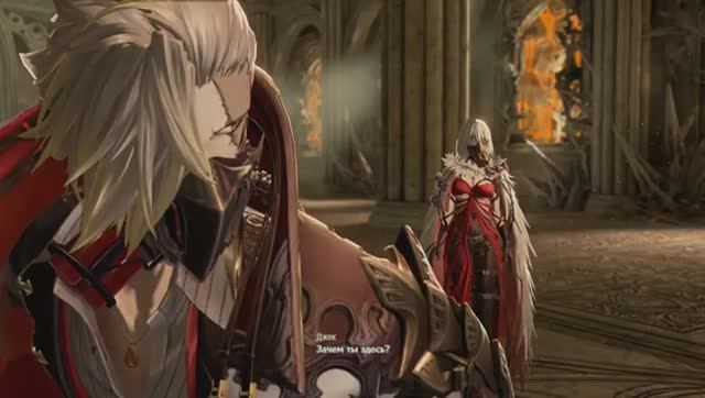 Code Vein - Cathedral Jack Encounter Full Scene Встреча с Джеком в соборе