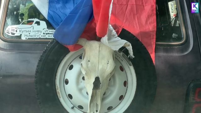 Керчане устроили автопробег в честь Дня России!