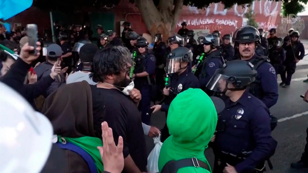 В Лос-Анджелесе не утихают протесты против миграционной политики Трампа