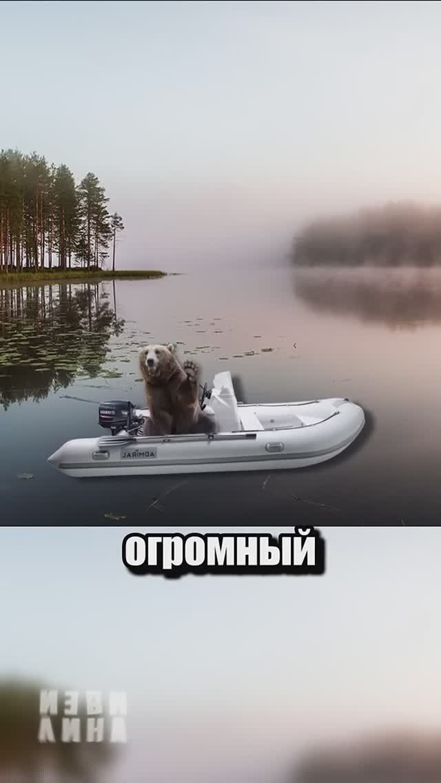 медьветь украл у рыбока лодку